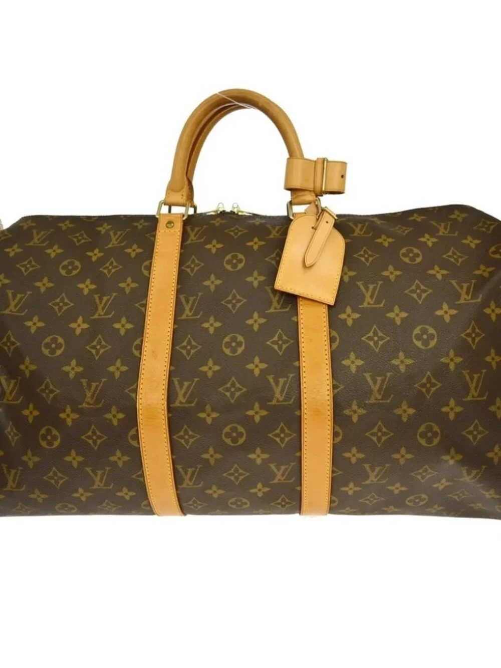 LOUIS VUITTON KEEPALL 50 TRAVEL HANDBAG MONOGRAM